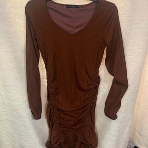 V neck Dress
